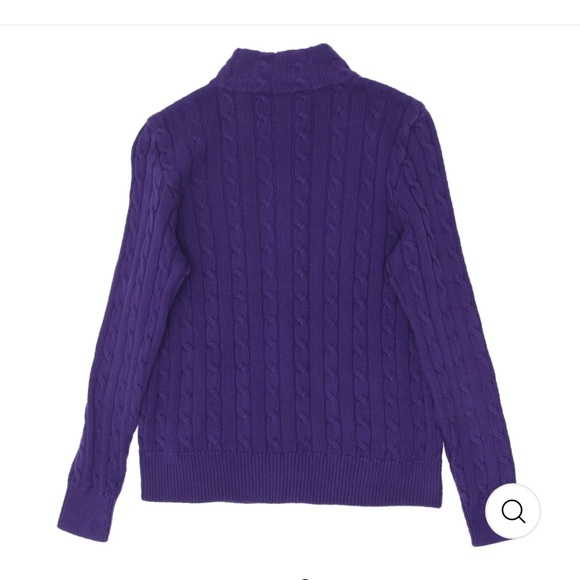 Ralph Lauren Sport Cable Knit Full Zip Cardigan - Picture 10 of 11